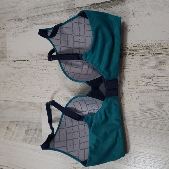 Victoria's Secret mermaid teal green blue padded perfect coverage bra 32C - Picture 4 of 8